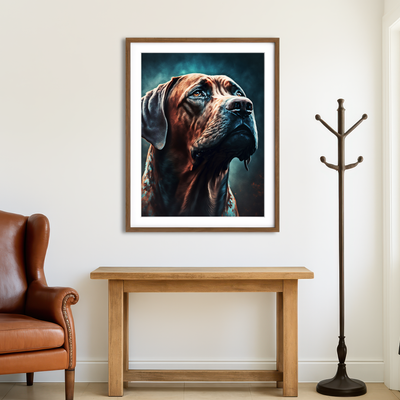 AUTO-MOCKUP ROOM | Dog Hunter Wall Art