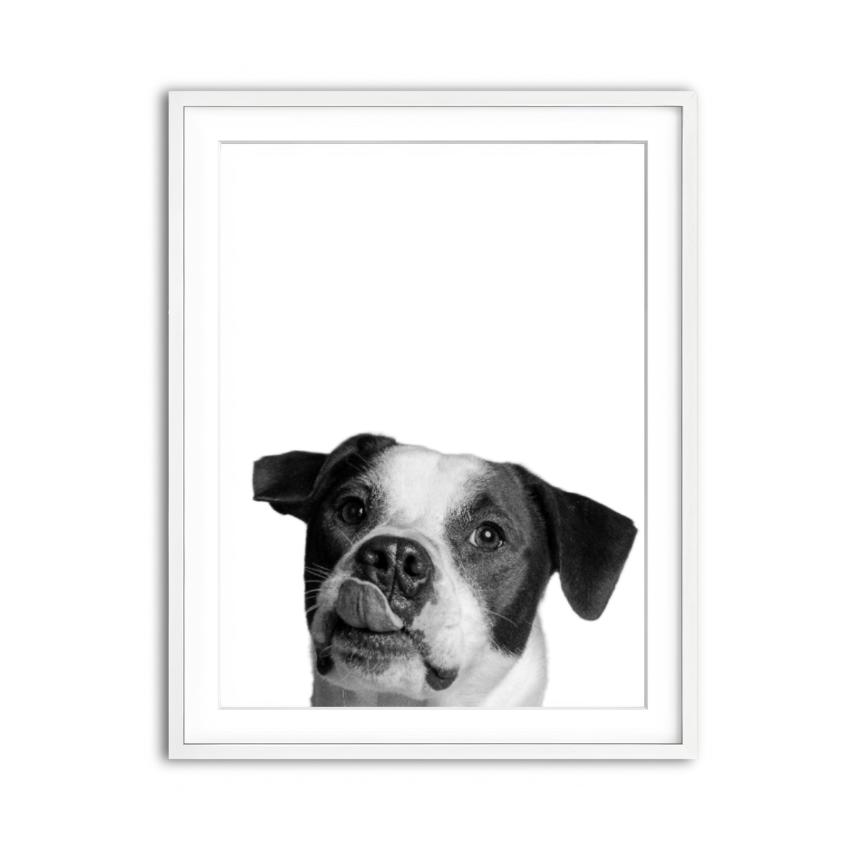 Framed Print 3x4 White