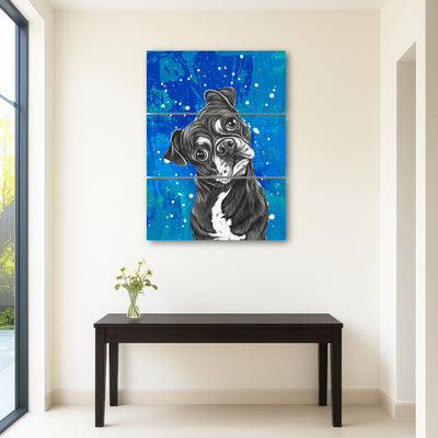 AUTO-MOCKUP ROOM | Dog canvas art