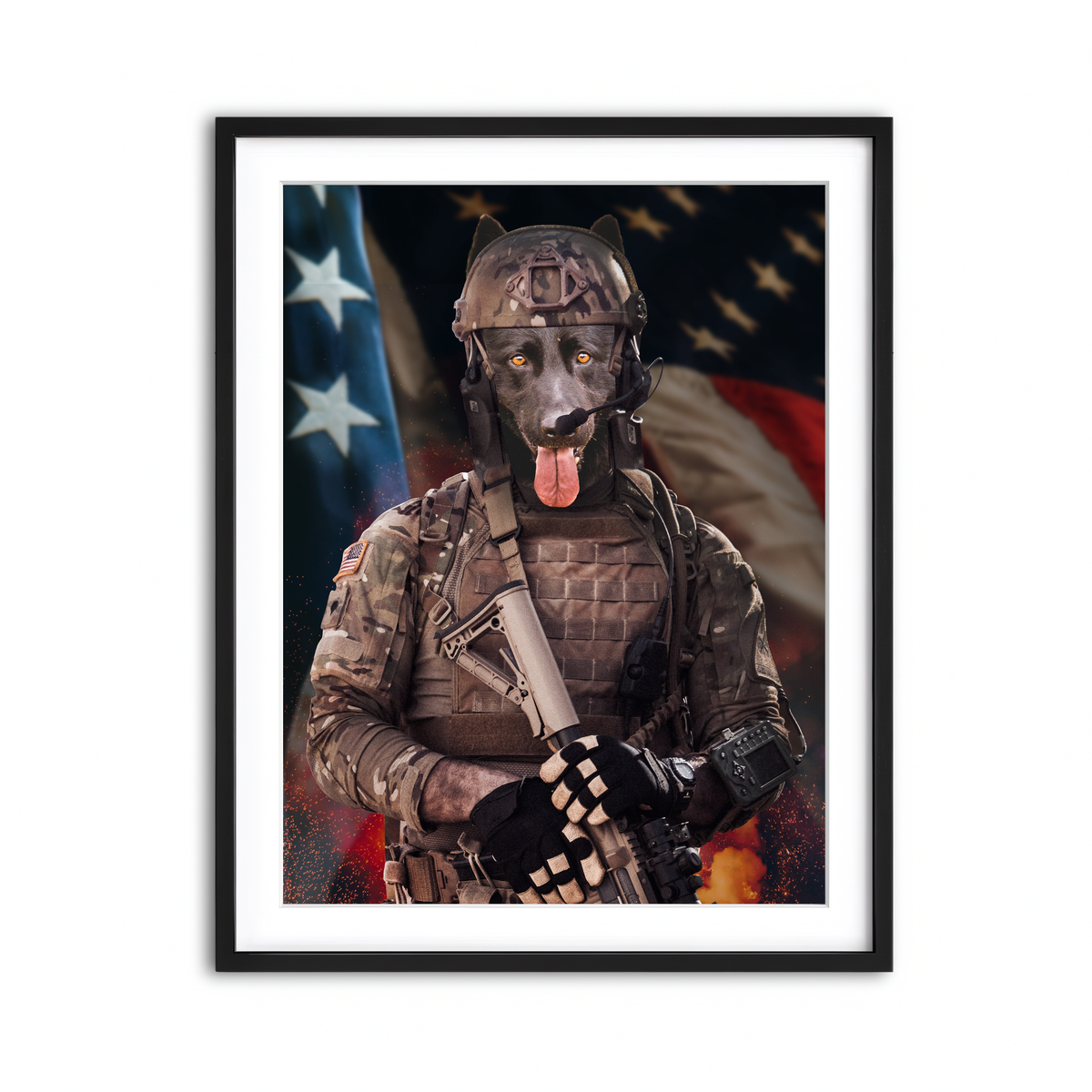 Framed Print 3x4 Black