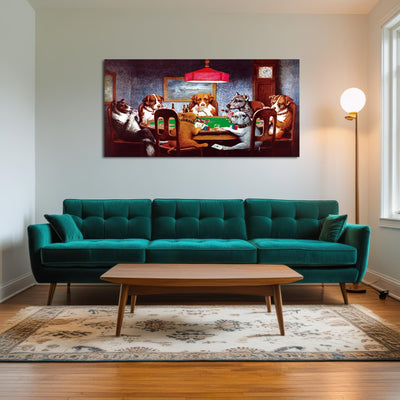 AUTO-MOCKUP ROOM | Dogs Playing poker