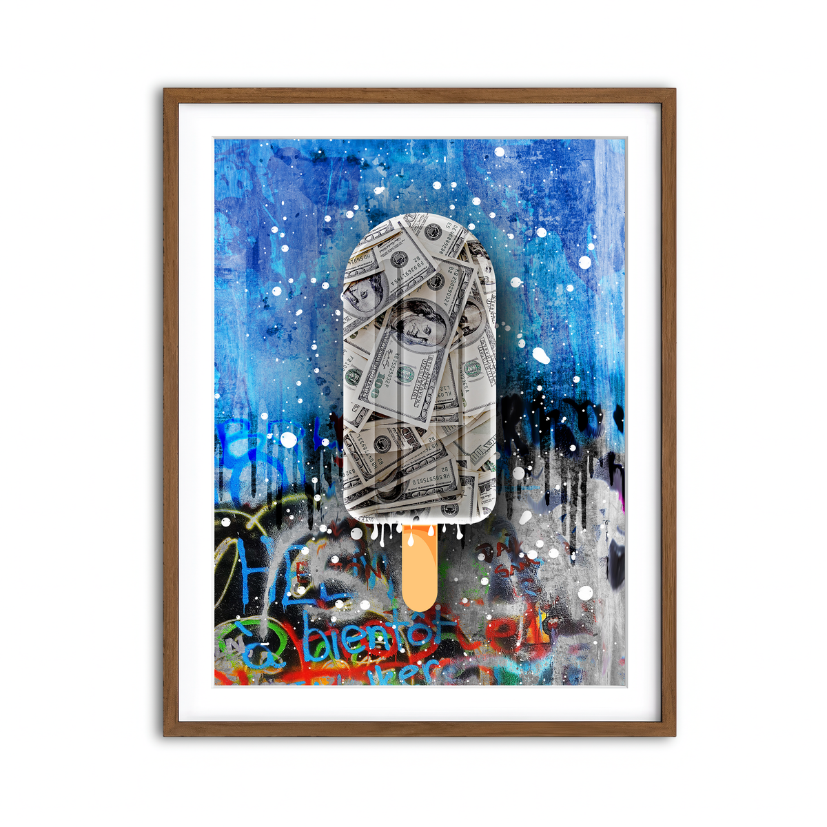 Framed Print 3x4 Walnut