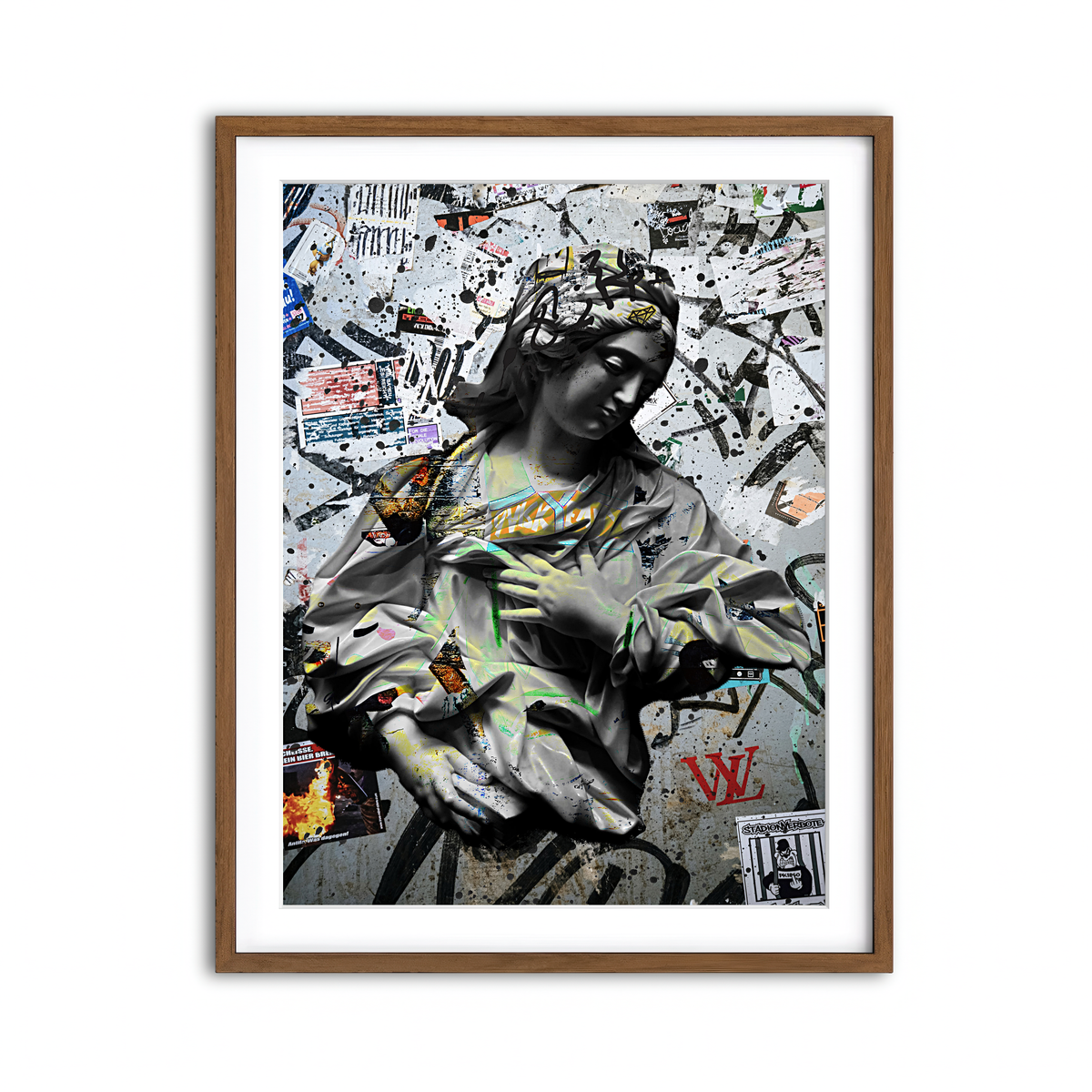 Framed Print 3x4 Walnut