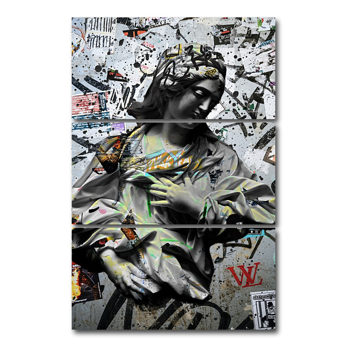 AUTO-MOCKUP WHITE | Domenico Guidi | 3 Piece | Gallery Wrap Canvas | group=12x24_stacked