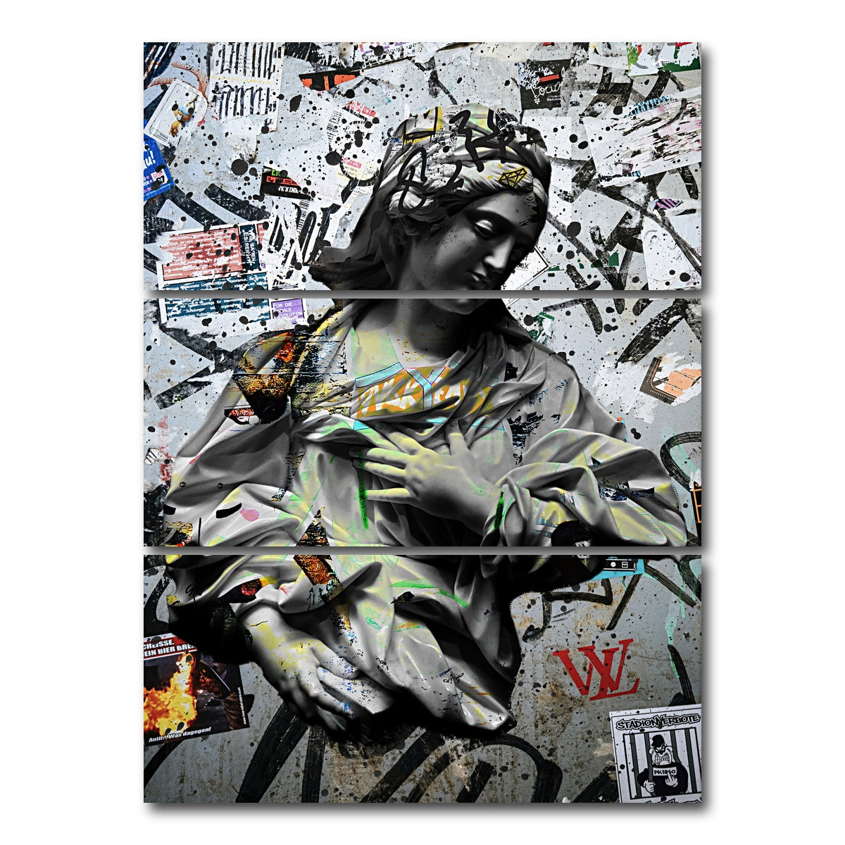 AUTO-MOCKUP WHITE | Domenico Guidi | 3 Piece | Gallery Wrap Canvas | group=8x18_stacked