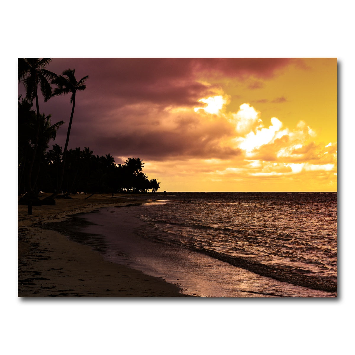 AUTO-MOCKUP WHITE | Dominican Sunset 1 | 1 Piece | Gallery Wrap Canvas | group=4x3
