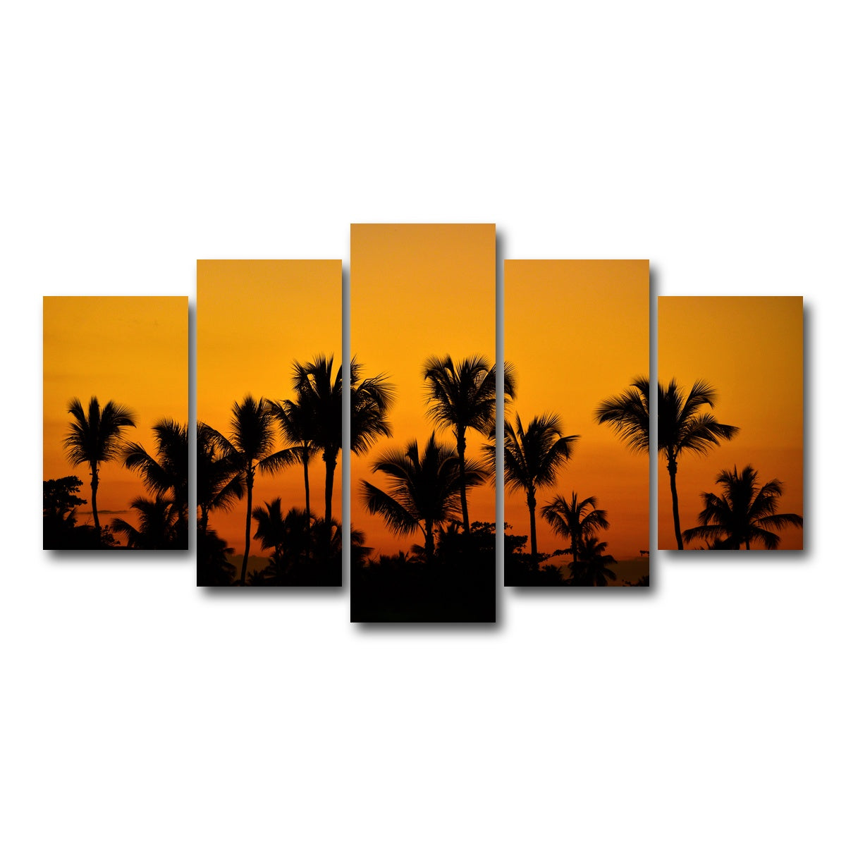 AUTO-MOCKUP WHITE | Dominican Sunset 2 | 5 Piece | Gallery Wrap Canvas | group=5_normal