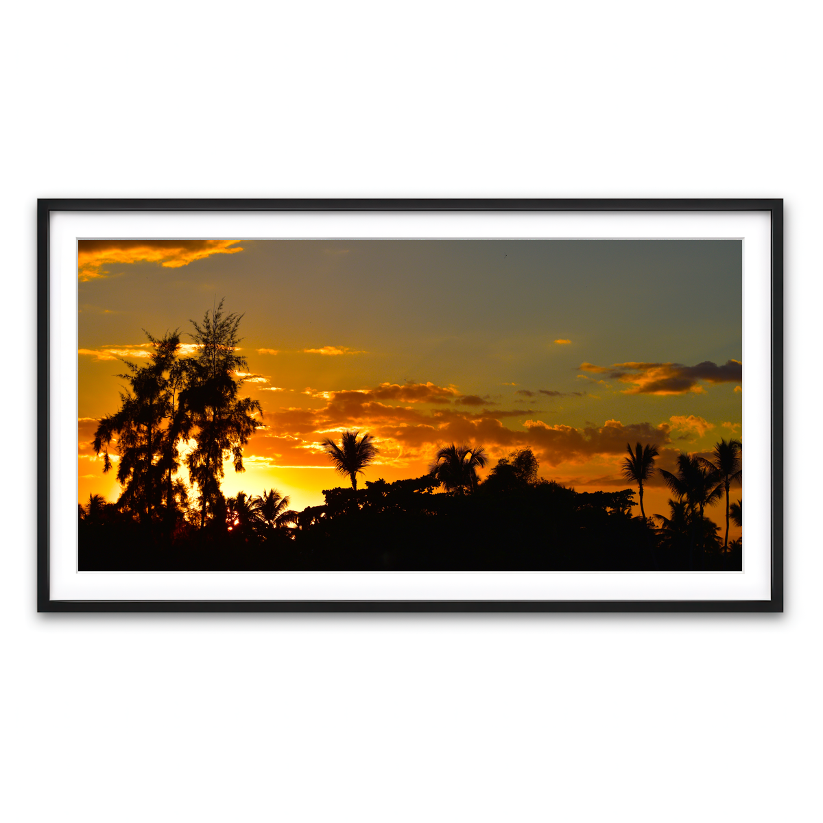 Framed Print 2x1 Black