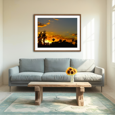 AUTO-MOCKUP ROOM | Dominican Sunset 3 Wall Art