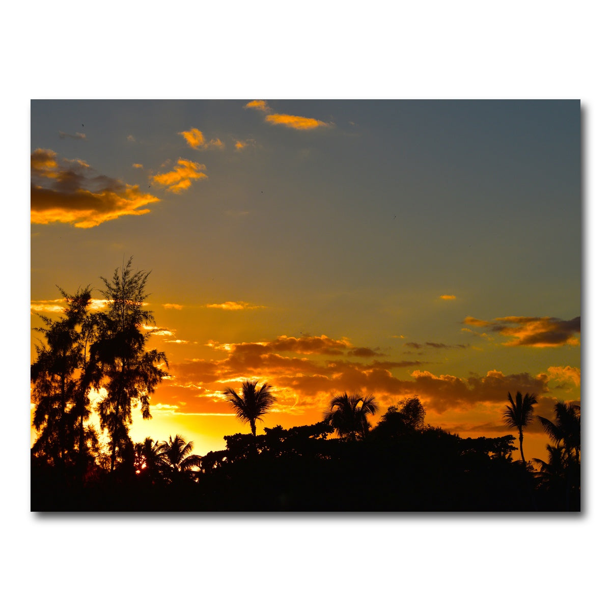 AUTO-MOCKUP WHITE | Dominican Sunset 3 | 1 Piece | Gallery Wrap Canvas | group=4x3