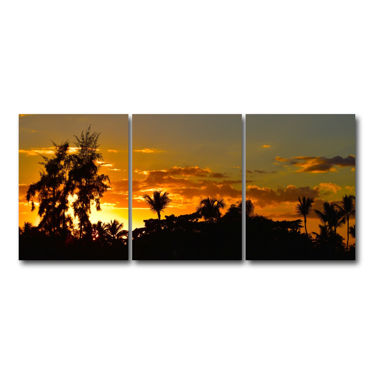 AUTO-MOCKUP WHITE | Dominican Sunset 3 | 3 Piece | Gallery Wrap Canvas | group=18x24
