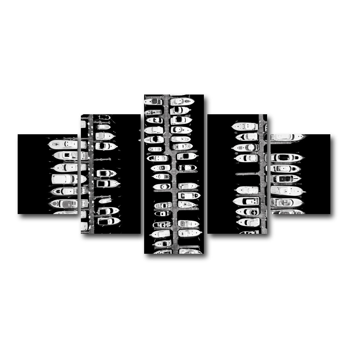 AUTO-MOCKUP WHITE | Dominos | 5 Piece | Gallery Wrap Canvas | group=5_short