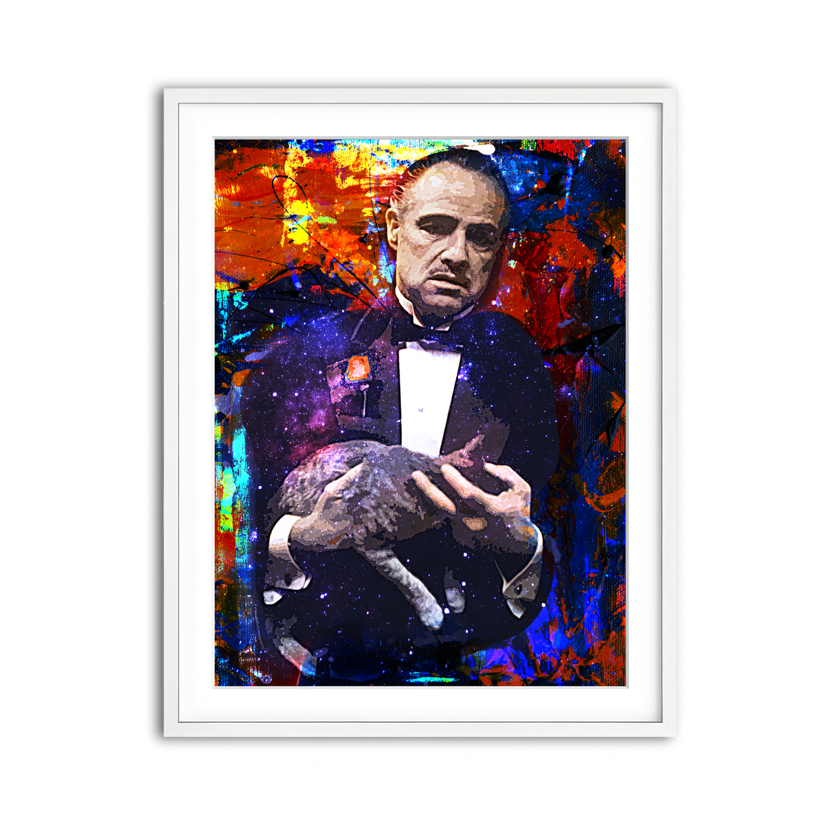 Framed Print 3x4 White