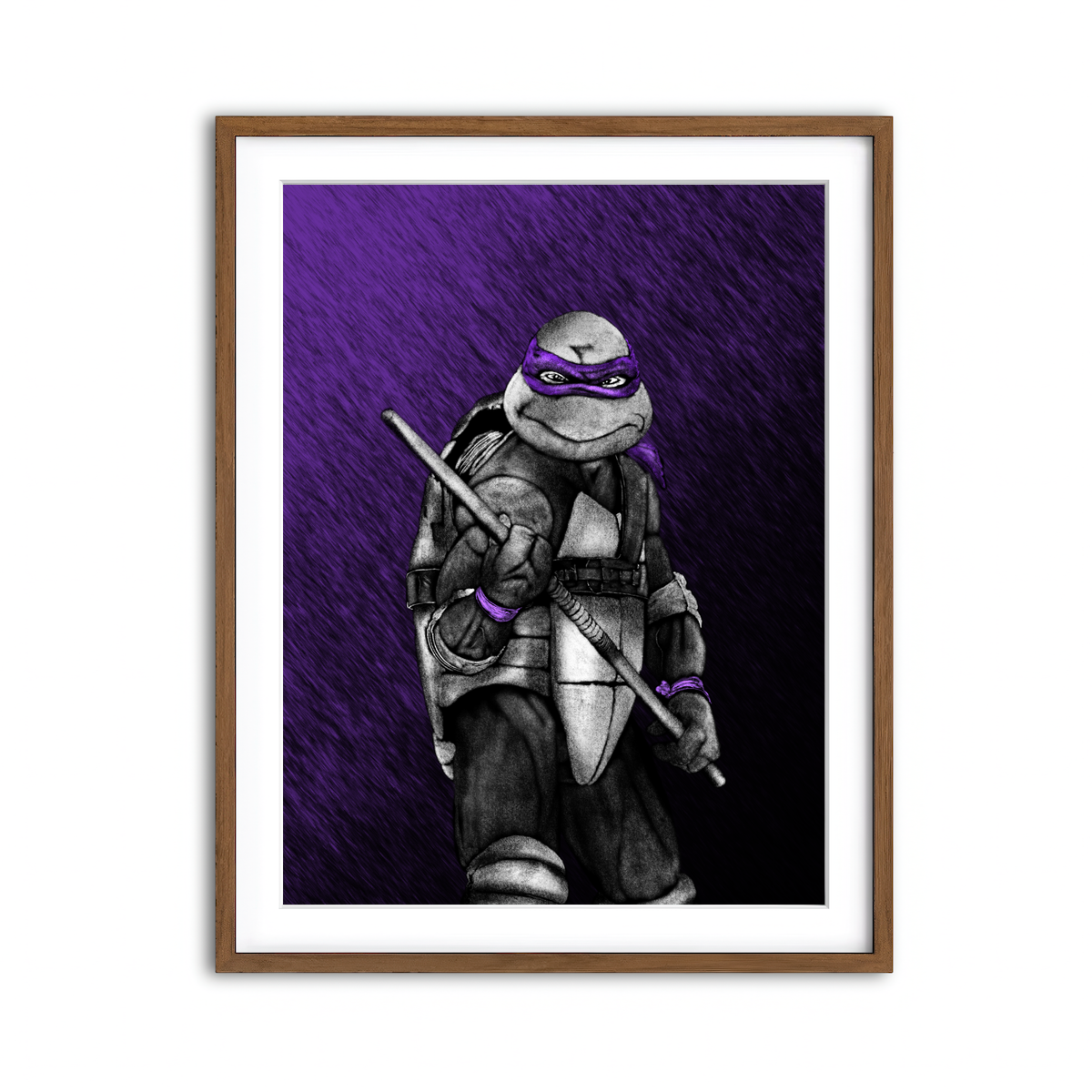 Framed Print 3x4 Walnut