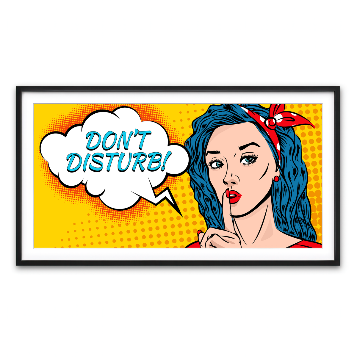 Framed Print 2x1 Black