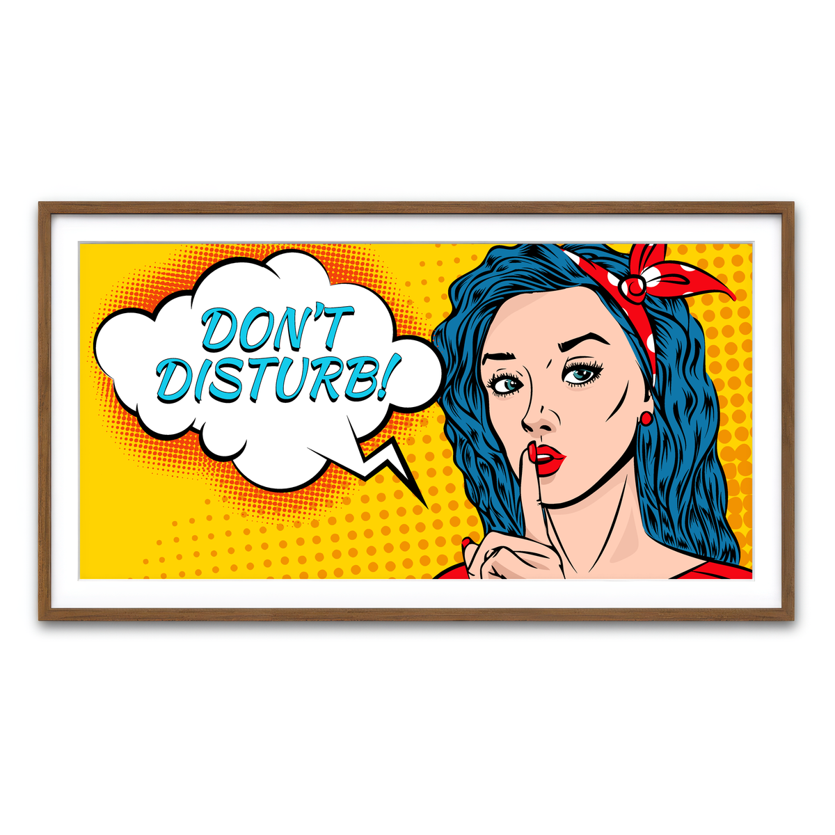 Framed Print 2x1 Walnut