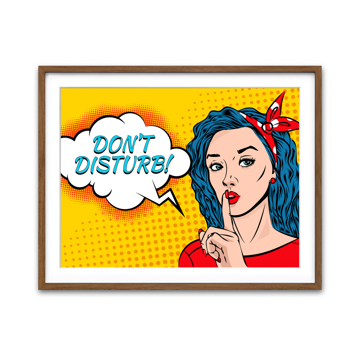 Framed Print 4x3 Walnut