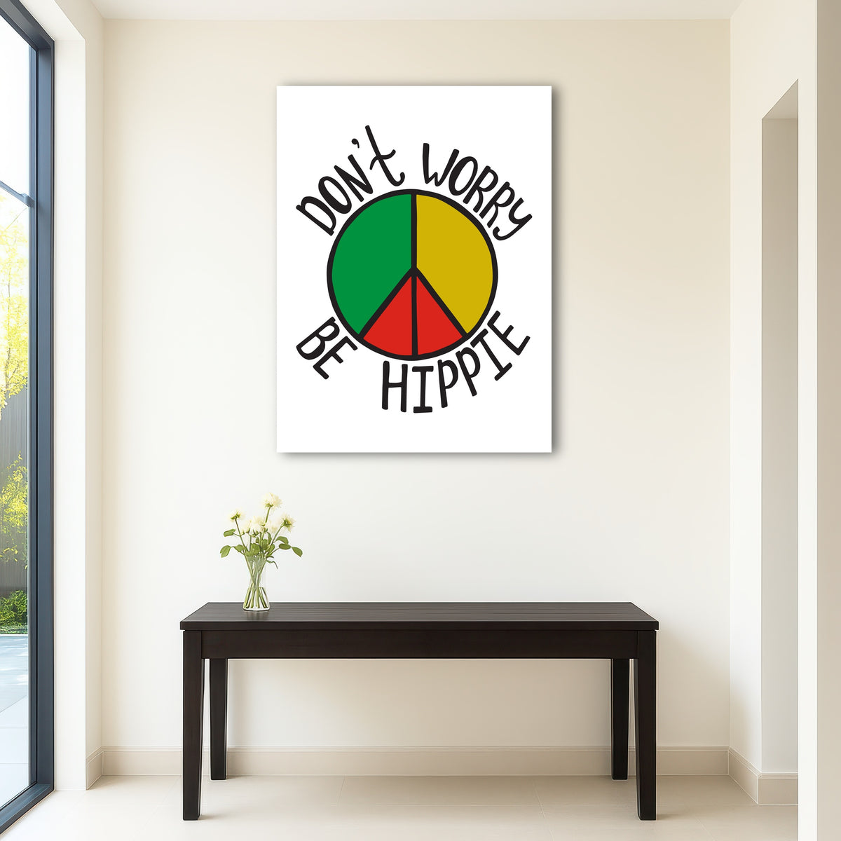 AUTO-MOCKUP ROOM | Don't Worry Be Hippie