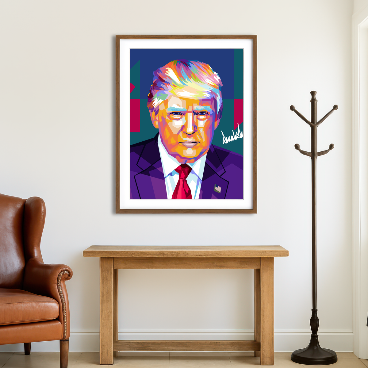 AUTO-MOCKUP ROOM | Donald Trump Wall Art