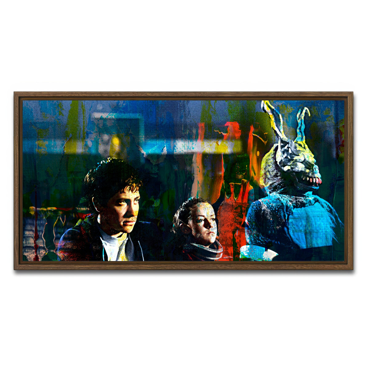 AUTO-MOCKUP WHITE | Donnie Darko | 1 Piece | Walnut Framed Canvas | group=2x1