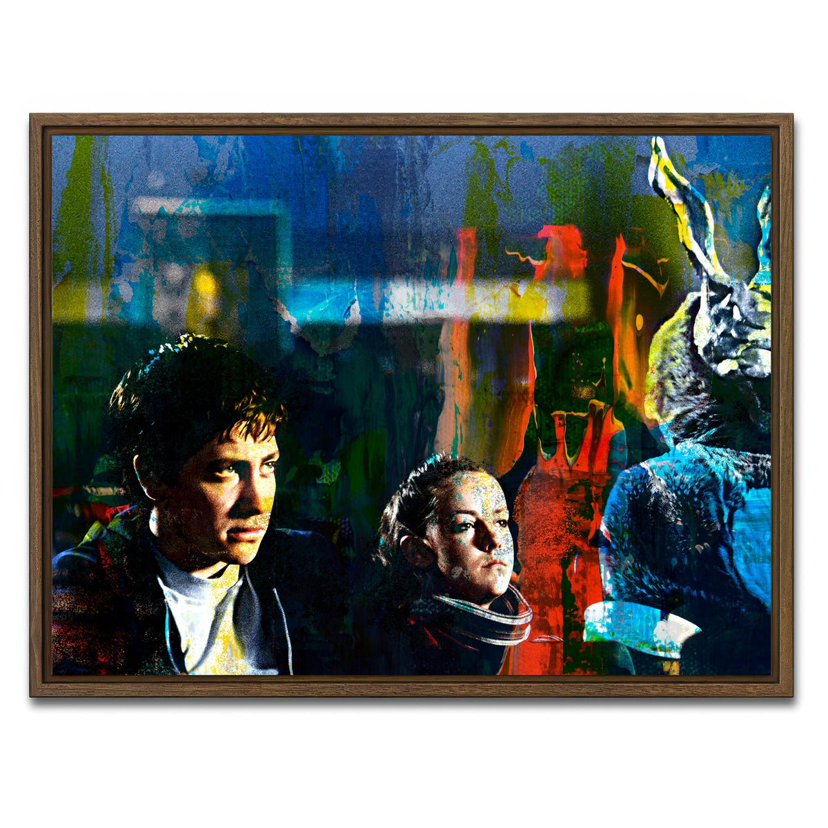 AUTO-MOCKUP WHITE | Donnie Darko | 1 Piece | Walnut Framed Canvas | group=4x3