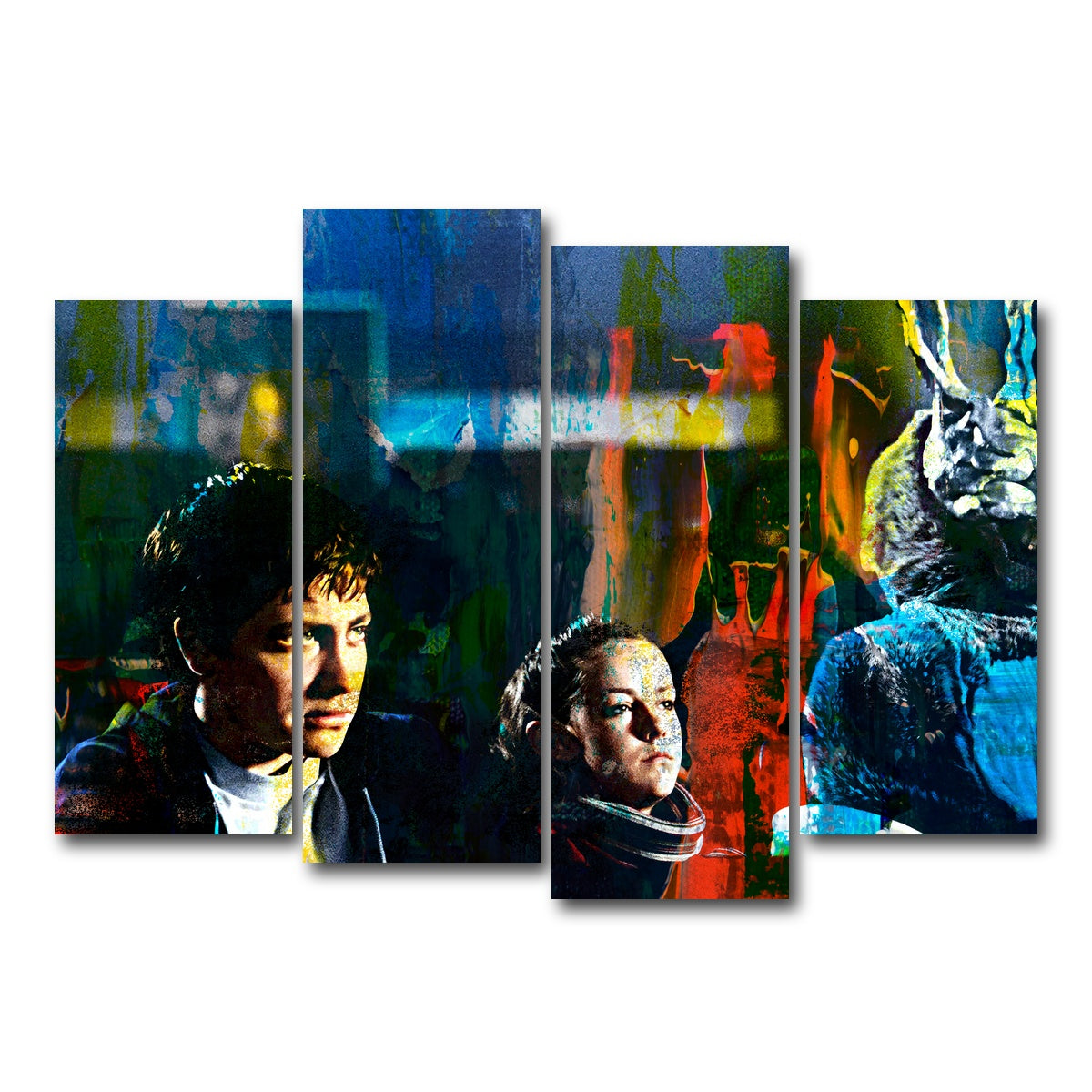 AUTO-MOCKUP WHITE | Donnie Darko | 4 Piece | Gallery Wrap Canvas | group=4_normal