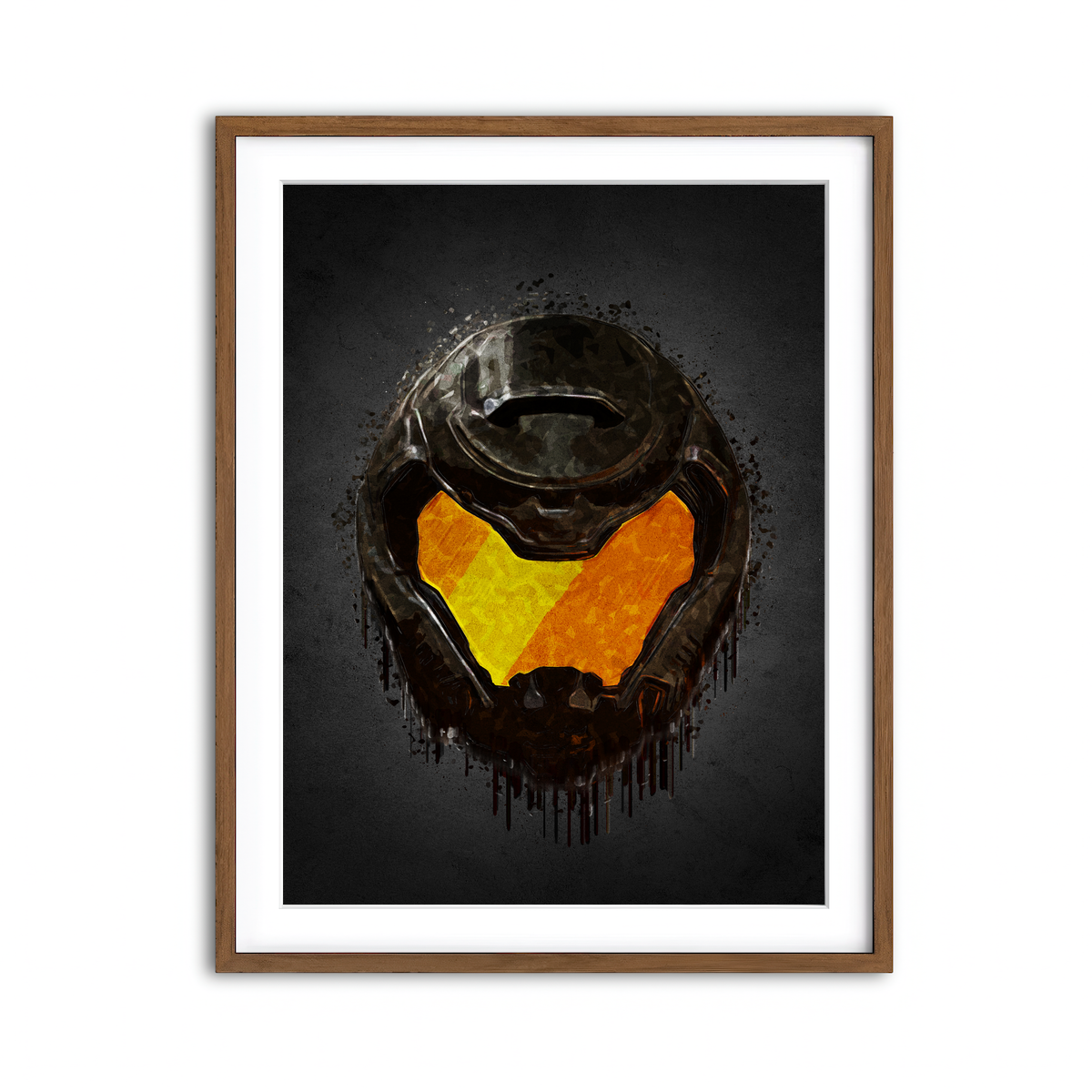 Framed Print 3x4 Walnut