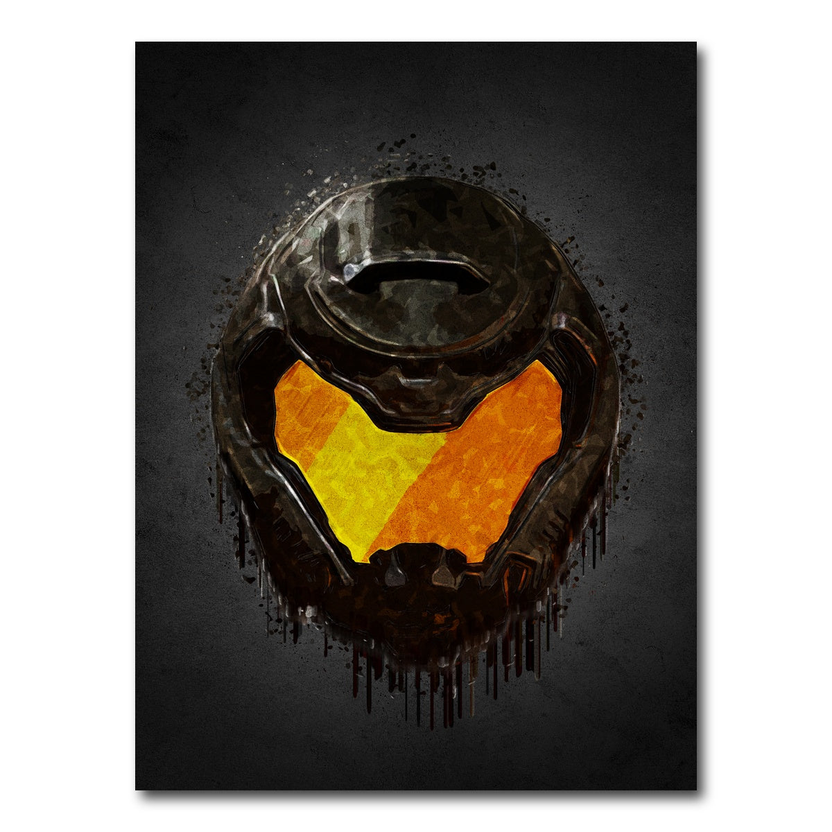 AUTO-MOCKUP WHITE | Doom Portrait | 1 Piece | Gallery Wrap Canvas | group=3x4