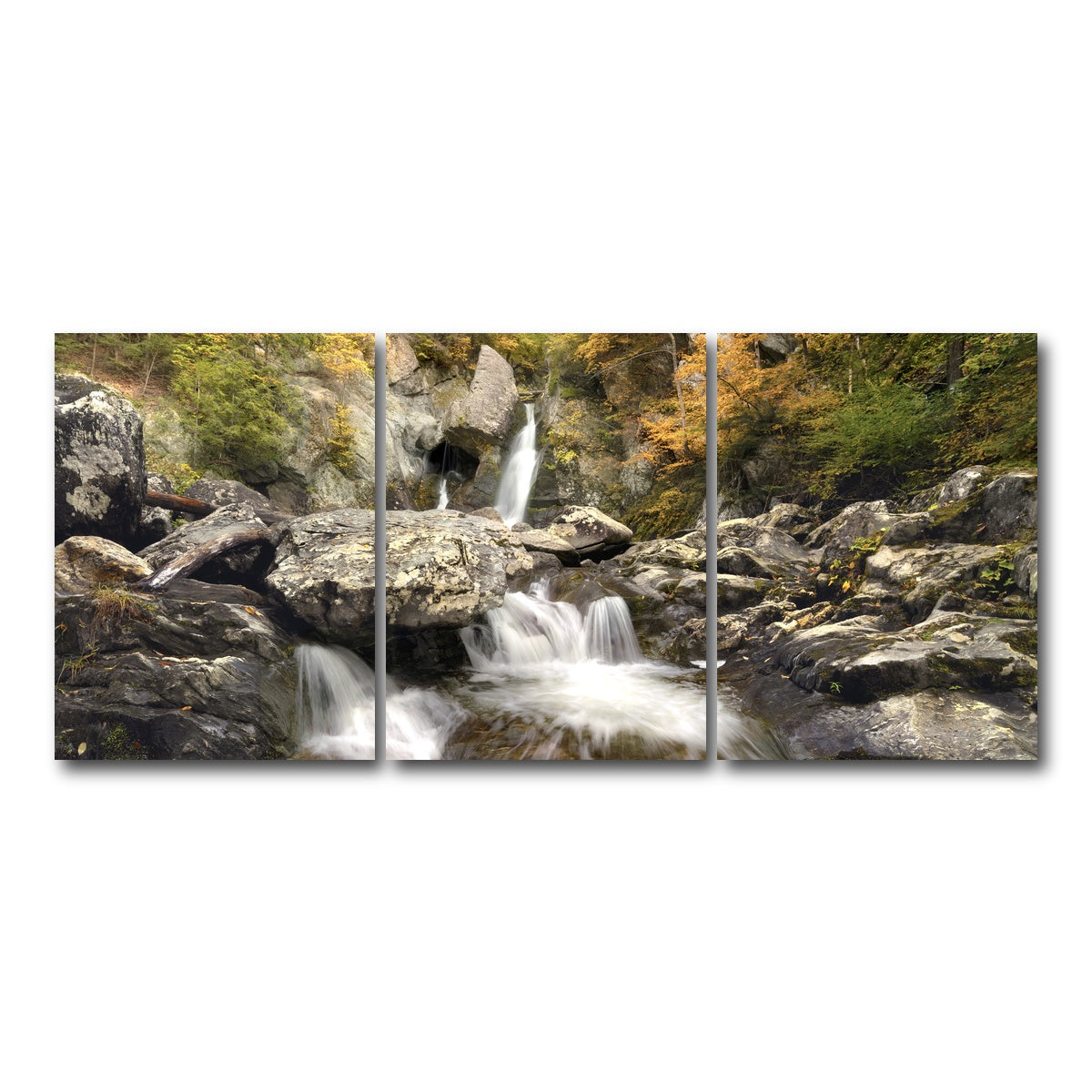 AUTO-MOCKUP WHITE | Down Stream | 3 Piece | Gallery Wrap Canvas | group=18x24