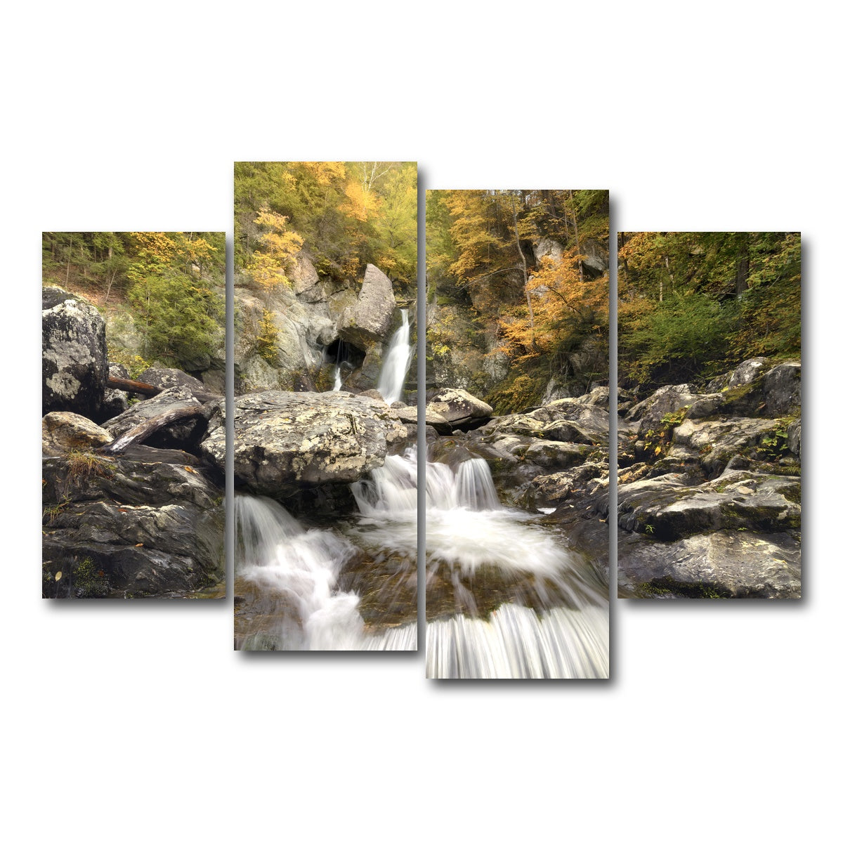 AUTO-MOCKUP WHITE | Down Stream | 4 Piece | Gallery Wrap Canvas | group=4_short