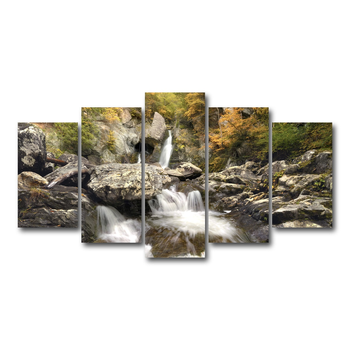 AUTO-MOCKUP WHITE | Down Stream | 5 Piece | Gallery Wrap Canvas | group=5_normal