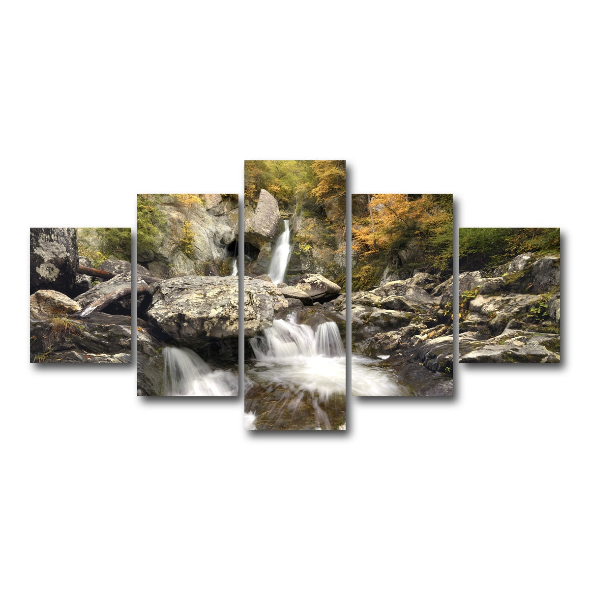 AUTO-MOCKUP WHITE | Down Stream | 5 Piece | Gallery Wrap Canvas | group=5_short
