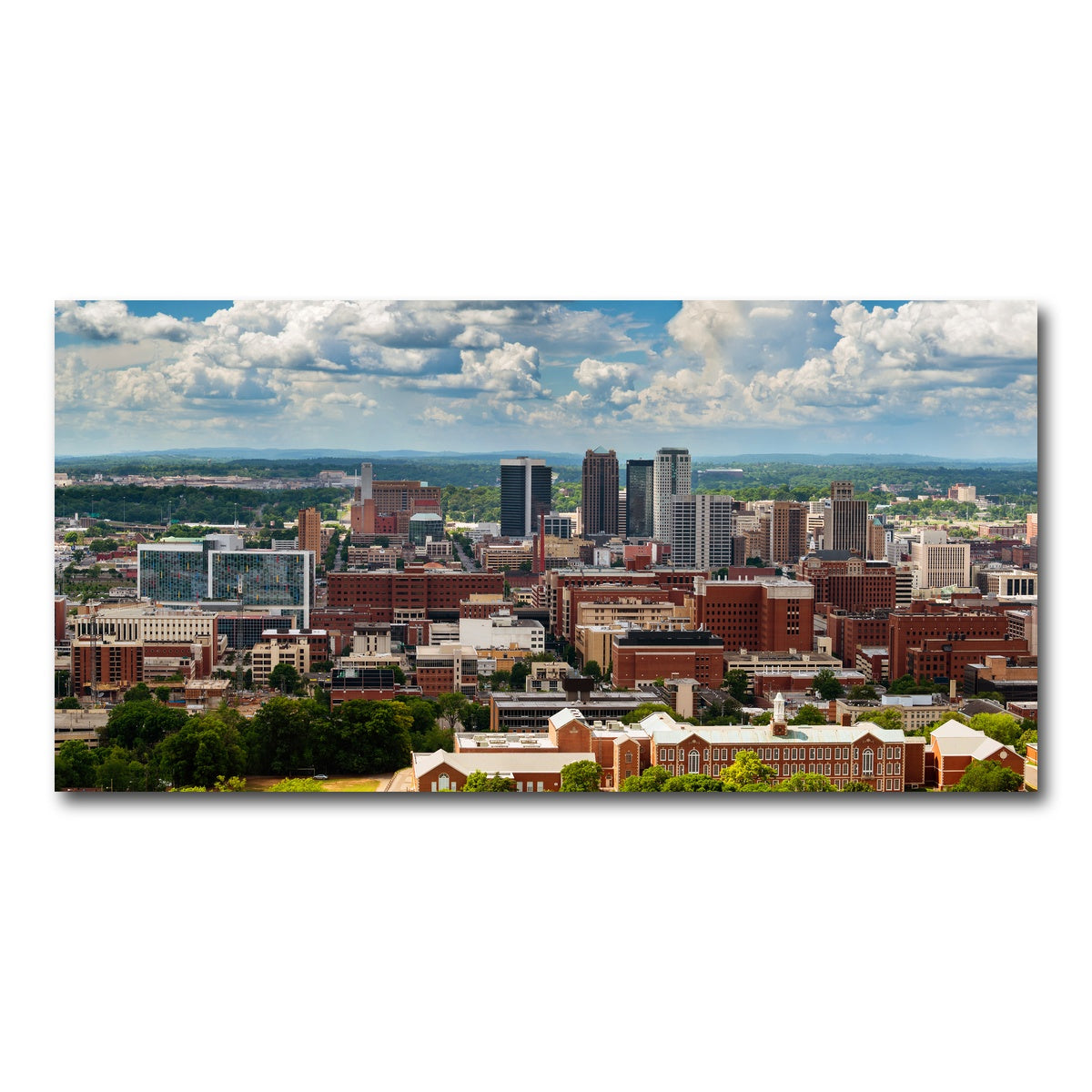 AUTO-MOCKUP WHITE | Downtown Birmingham | 1 Piece | Gallery Wrap Canvas | group=2x1