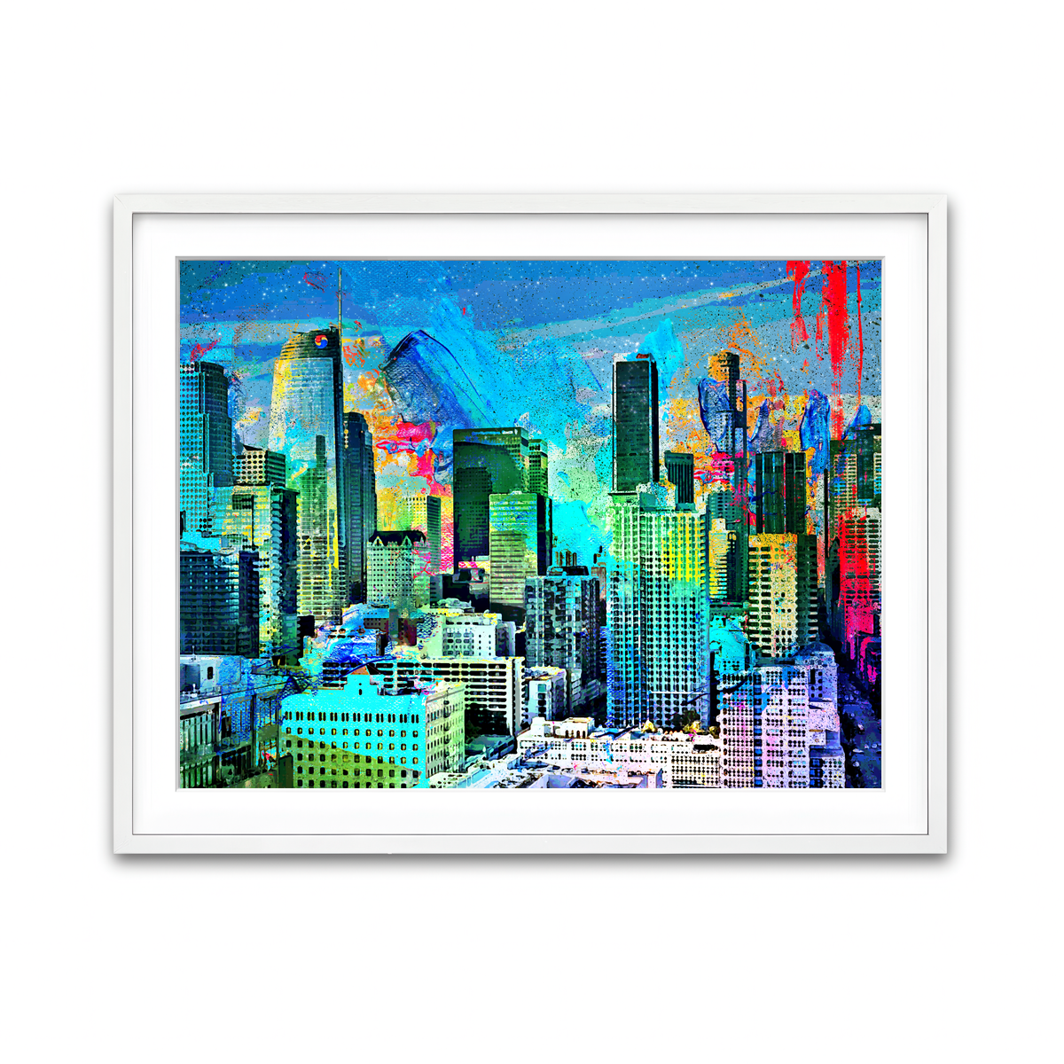 Framed Print 4x3 White