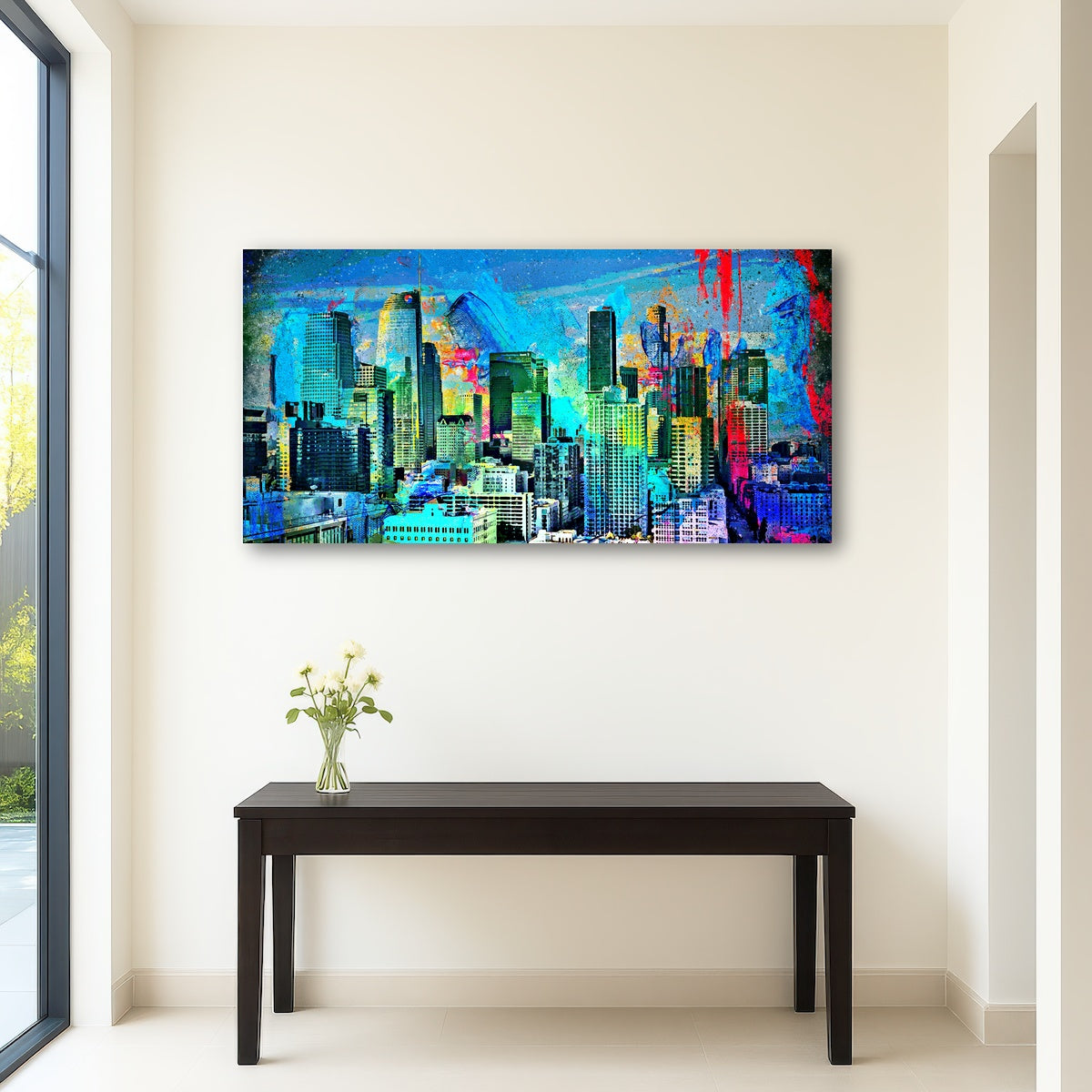 AUTO-MOCKUP ROOM | Downtown LA Skyline