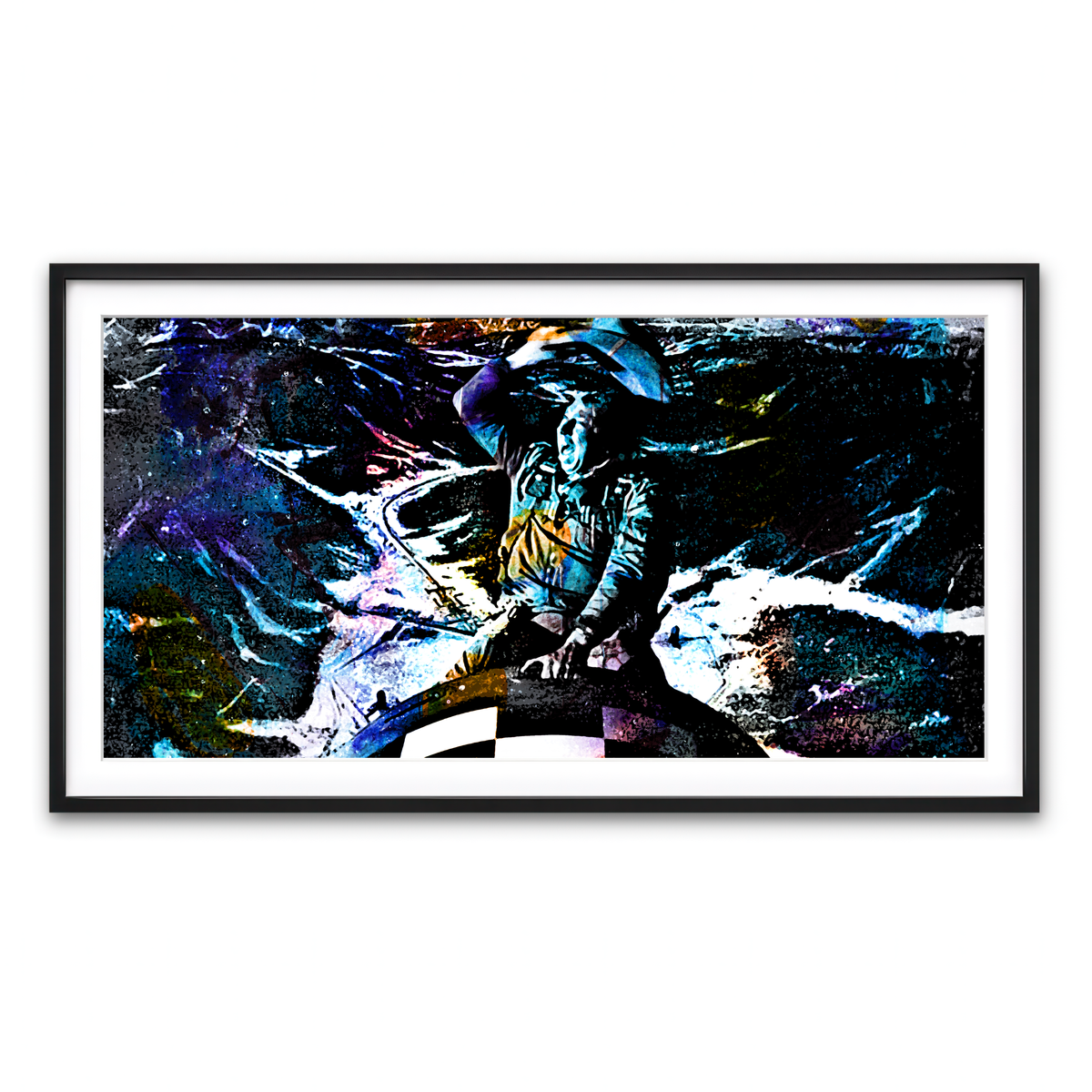 Framed Print 2x1 Black