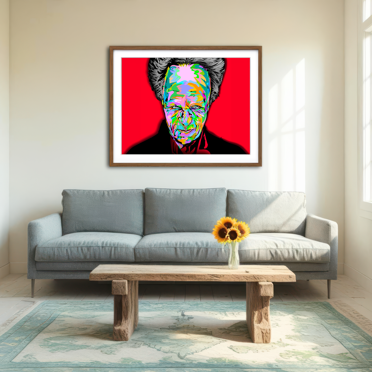 AUTO-MOCKUP ROOM | Dracula Head Wall Art