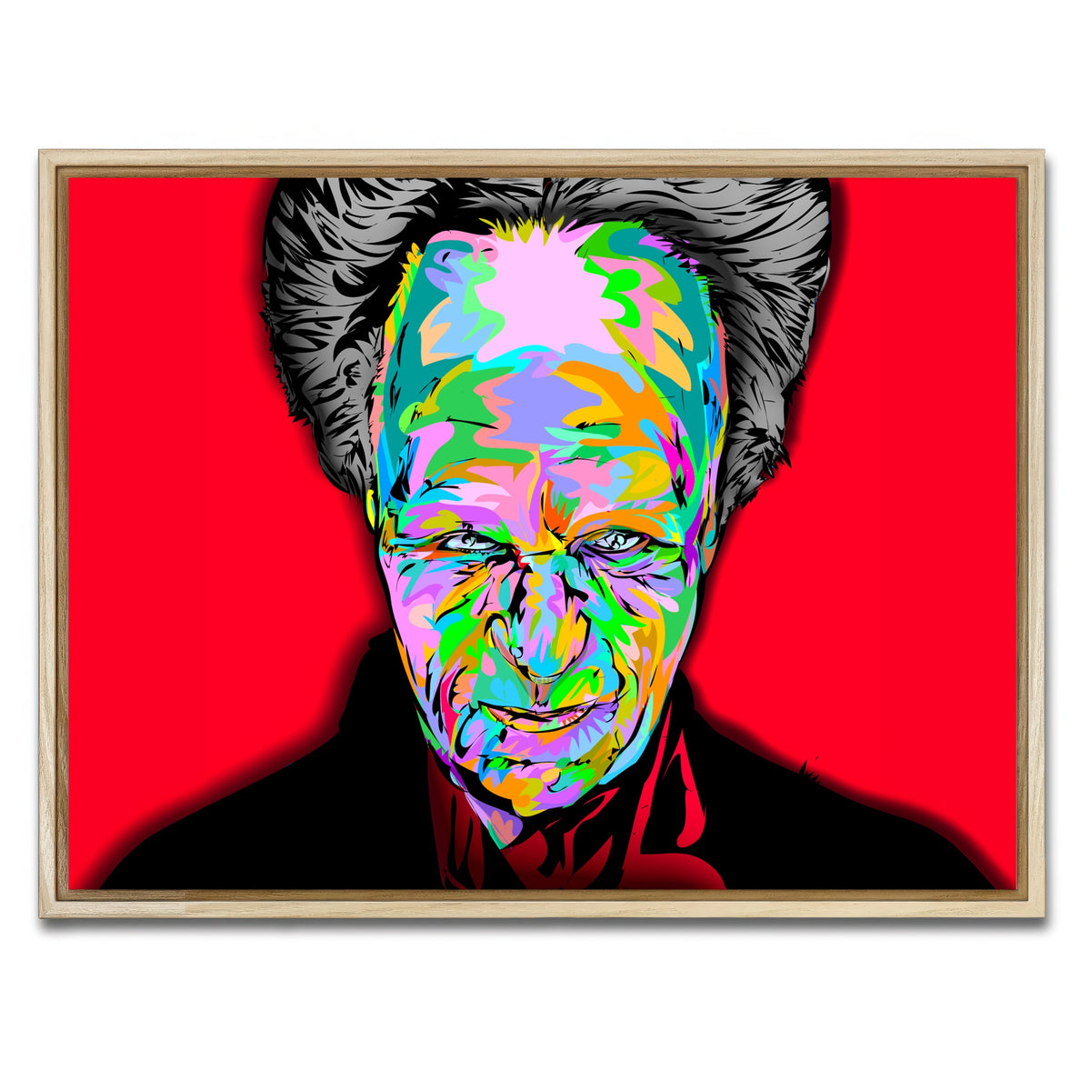 AUTO-MOCKUP WHITE | Dracula head | 1 Piece | Natural Framed Canvas | group=4x3