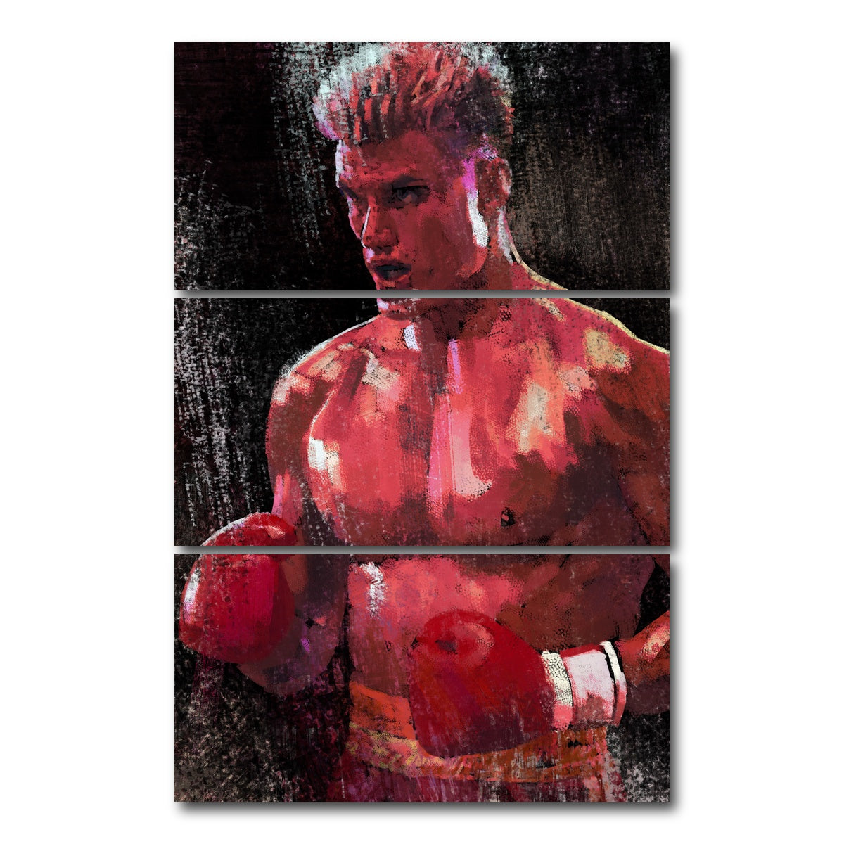 AUTO-MOCKUP WHITE | Drago | 3 Piece | Gallery Wrap Canvas | group=12x24_stacked