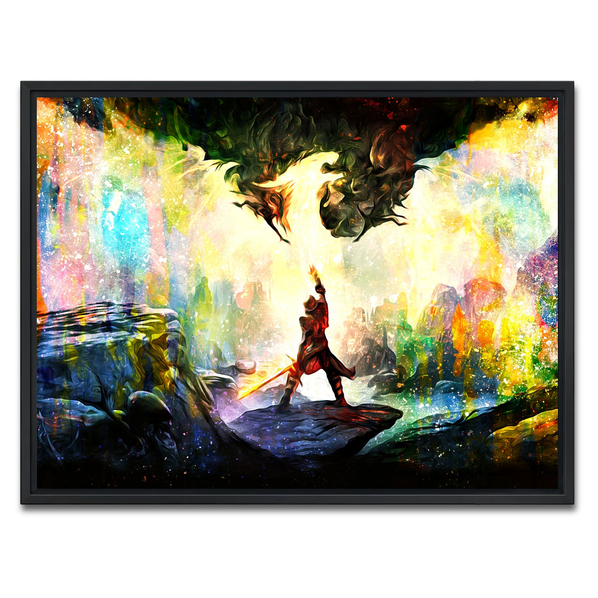AUTO-MOCKUP WHITE | Dragon Age | 1 Piece | Black Framed Canvas | group=4x3