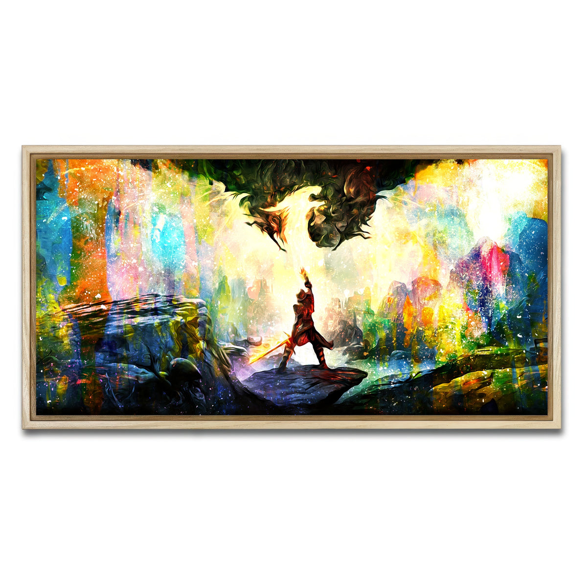 AUTO-MOCKUP WHITE | Dragon Age | 1 Piece | Natural Framed Canvas | group=2x1