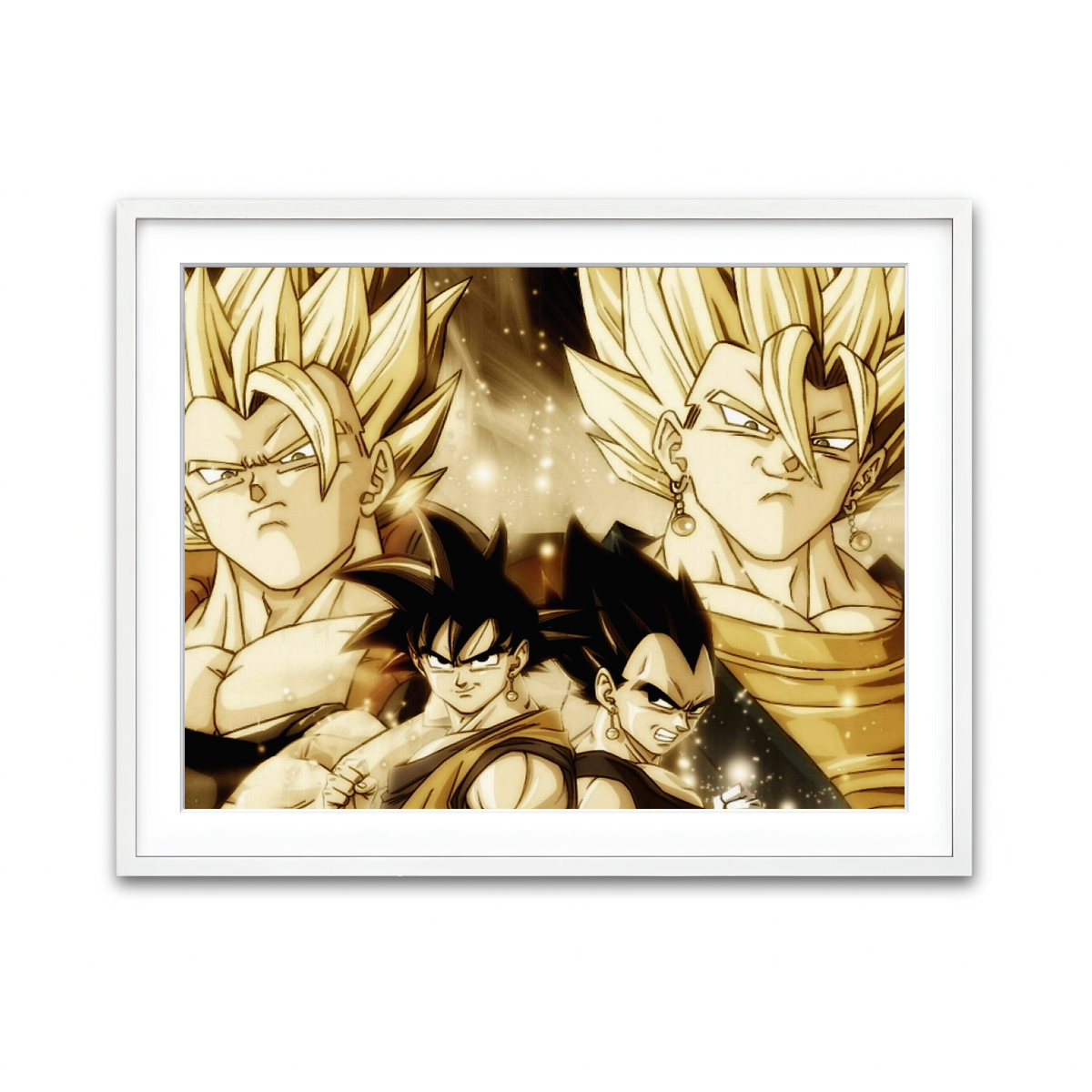 Framed Print 4x3 White