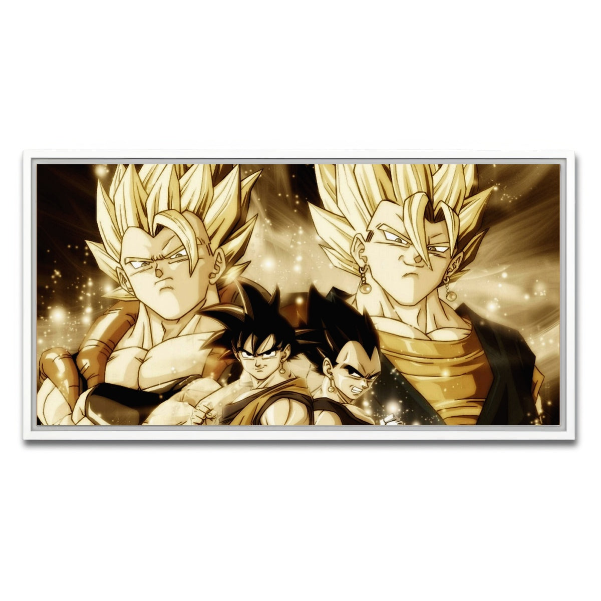 AUTO-MOCKUP WHITE | Dragon Ball Z | 1 Piece | White Framed Canvas | group=2x1