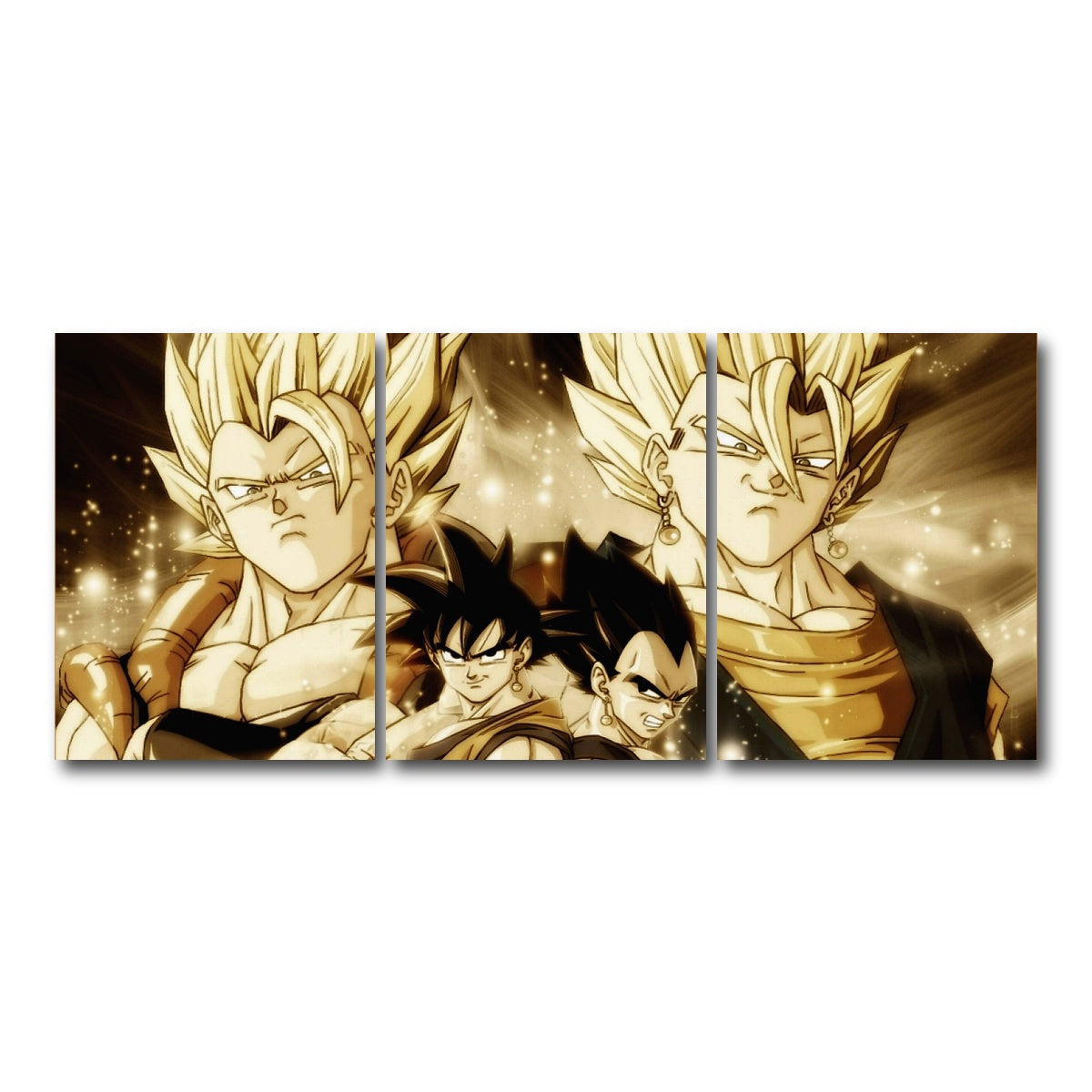 AUTO-MOCKUP WHITE | Dragon Ball Z | 3 Piece | Gallery Wrap Canvas | group=18x24