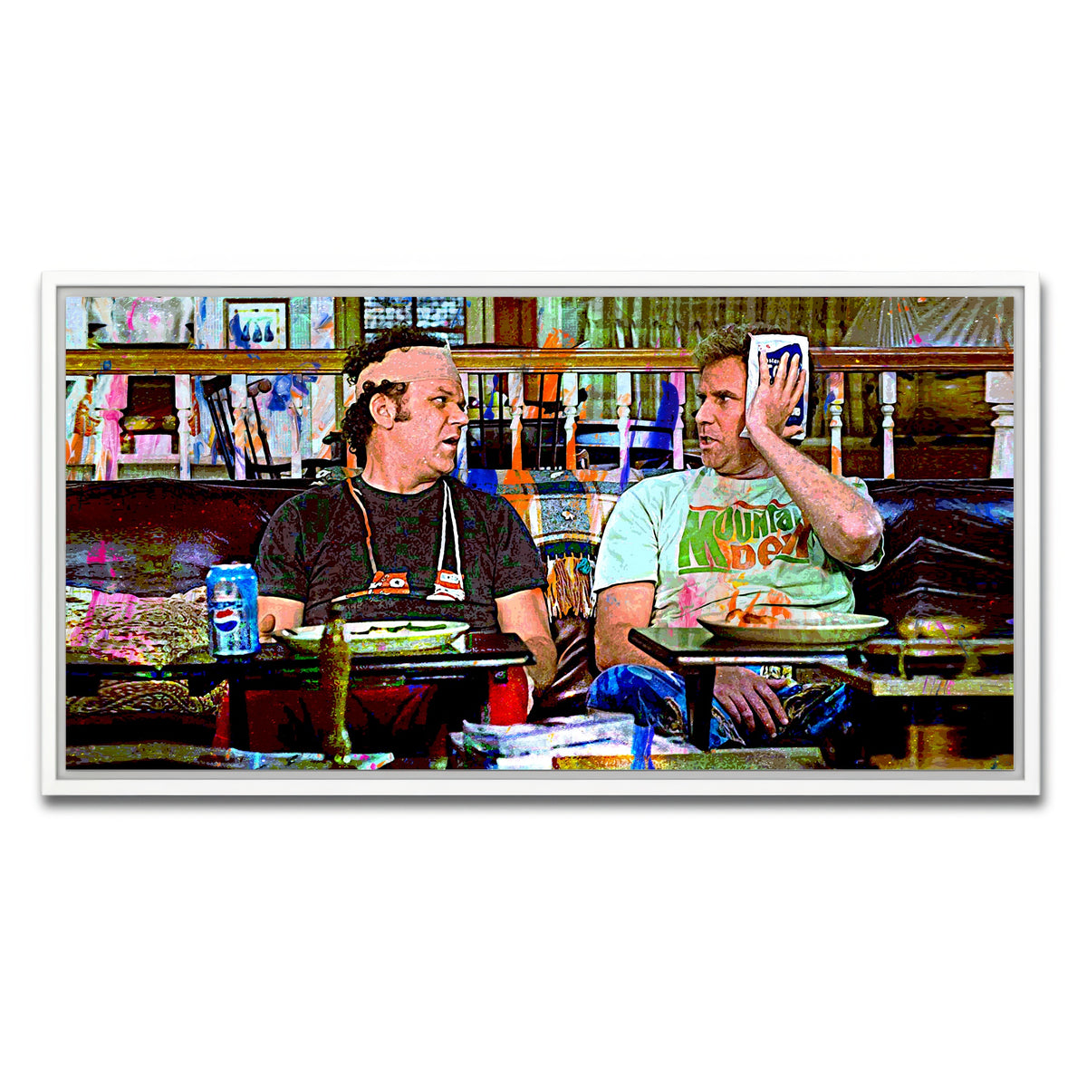 AUTO-MOCKUP WHITE | Dragon & Nighthawk | 1 Piece | White Framed Canvas | group=2x1