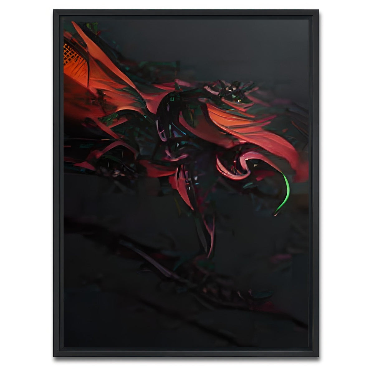 AUTO-MOCKUP WHITE | Dragon | 1 Piece | Black Framed Canvas | group=3x4