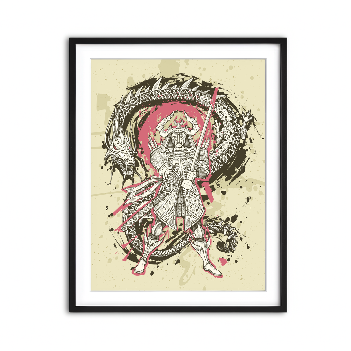 Framed Print 3x4 Black