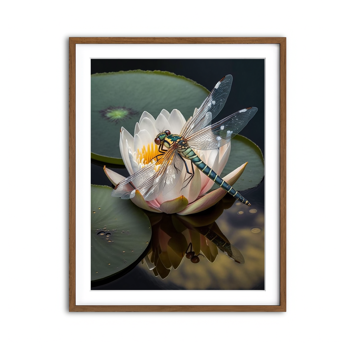 Framed Print 3x4 Walnut