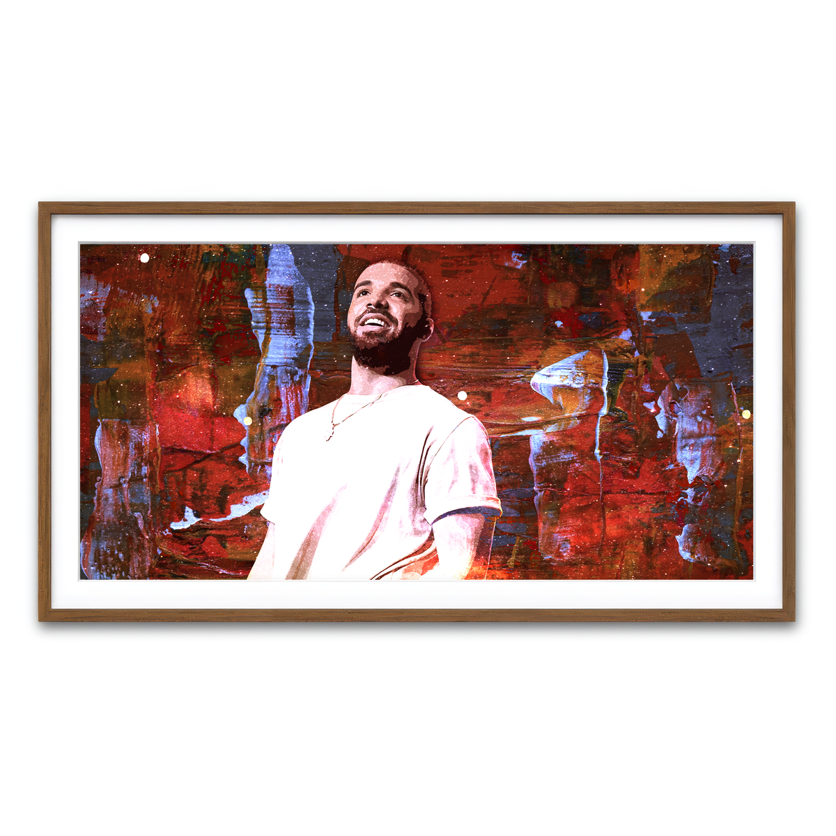 Framed Print 2x1 Walnut