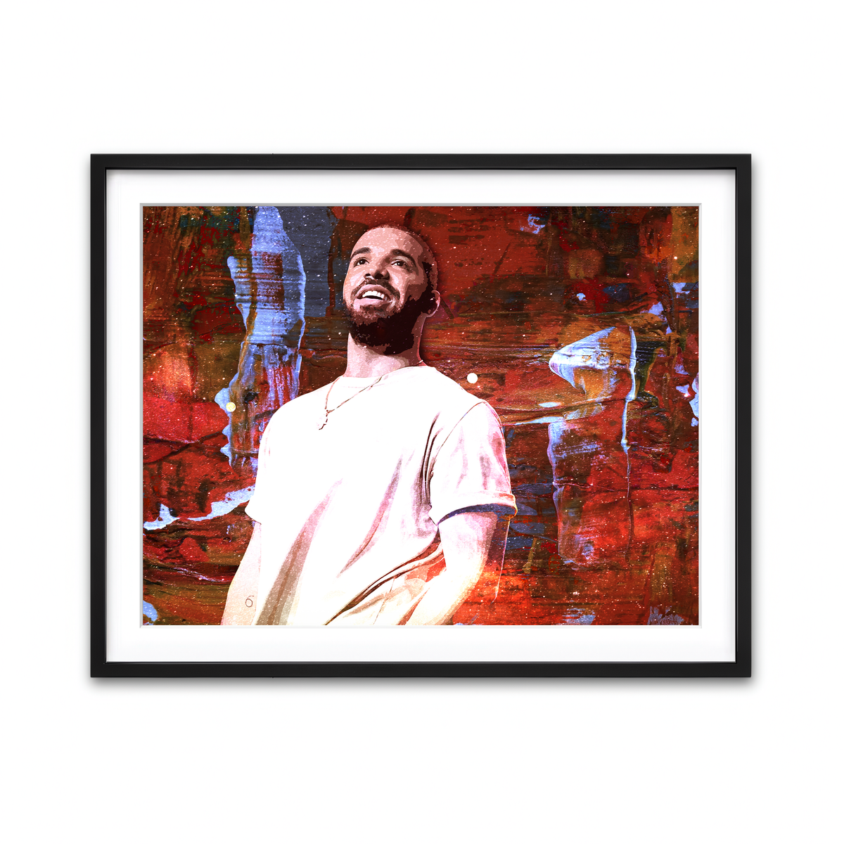 Framed Print 4x3 Black